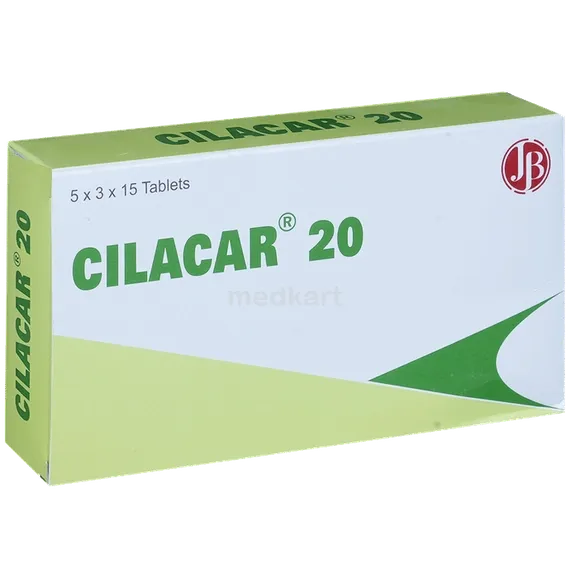 cilacar 20mg tablet 10's